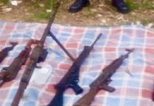 Une cache d’armes découverte à Cibitoke