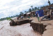 Les pluies de ce dimanche ont endommagé le marché de Ruziba