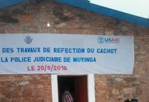MUYINGA: Réfection du cachot de la police judiciaire