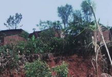 Muyinga : Des habitations menacées par le ravinement continu