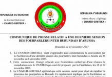 « Le CNARED ne participera pas au dialogue d’Arusha »