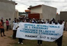Rumonge : Célébration de la journée internationale de l’enseignant