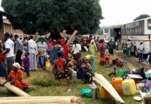 Certains des réfugiés congolais s’opposent à leur transit par des camps