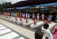 Buta a commémoré le 22ème anniversaire de l’assassinat des 40 séminaristes, martyrs de la fraternité