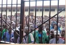 Les prisons centrales enregistrent des effectifs pléthoriques de détenus
